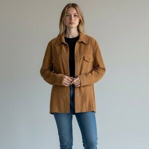 🤎✨ Vintage 90s Does 70s Suede “Woodstock” Maxima by Wilson Leather Jacket Shirt